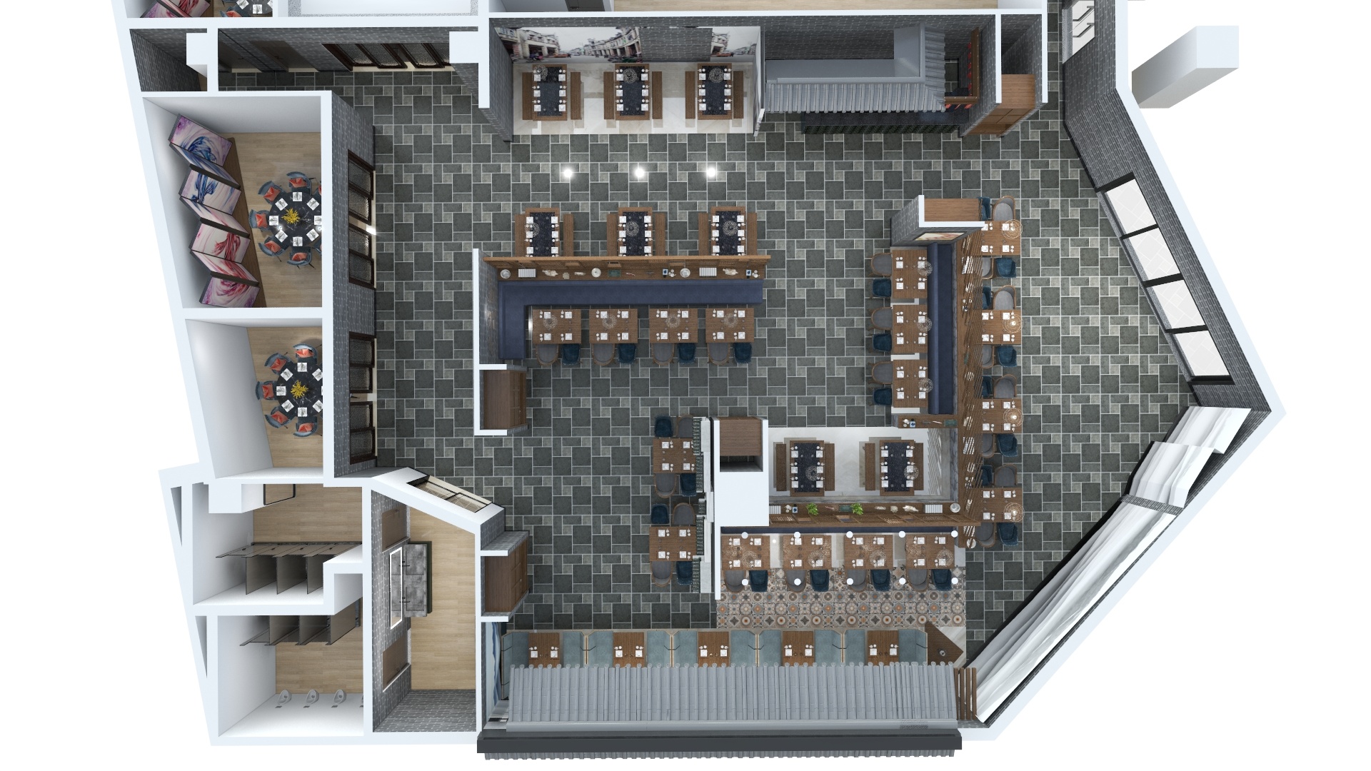 PHcgenzs-中式餐厅-装修设计方案