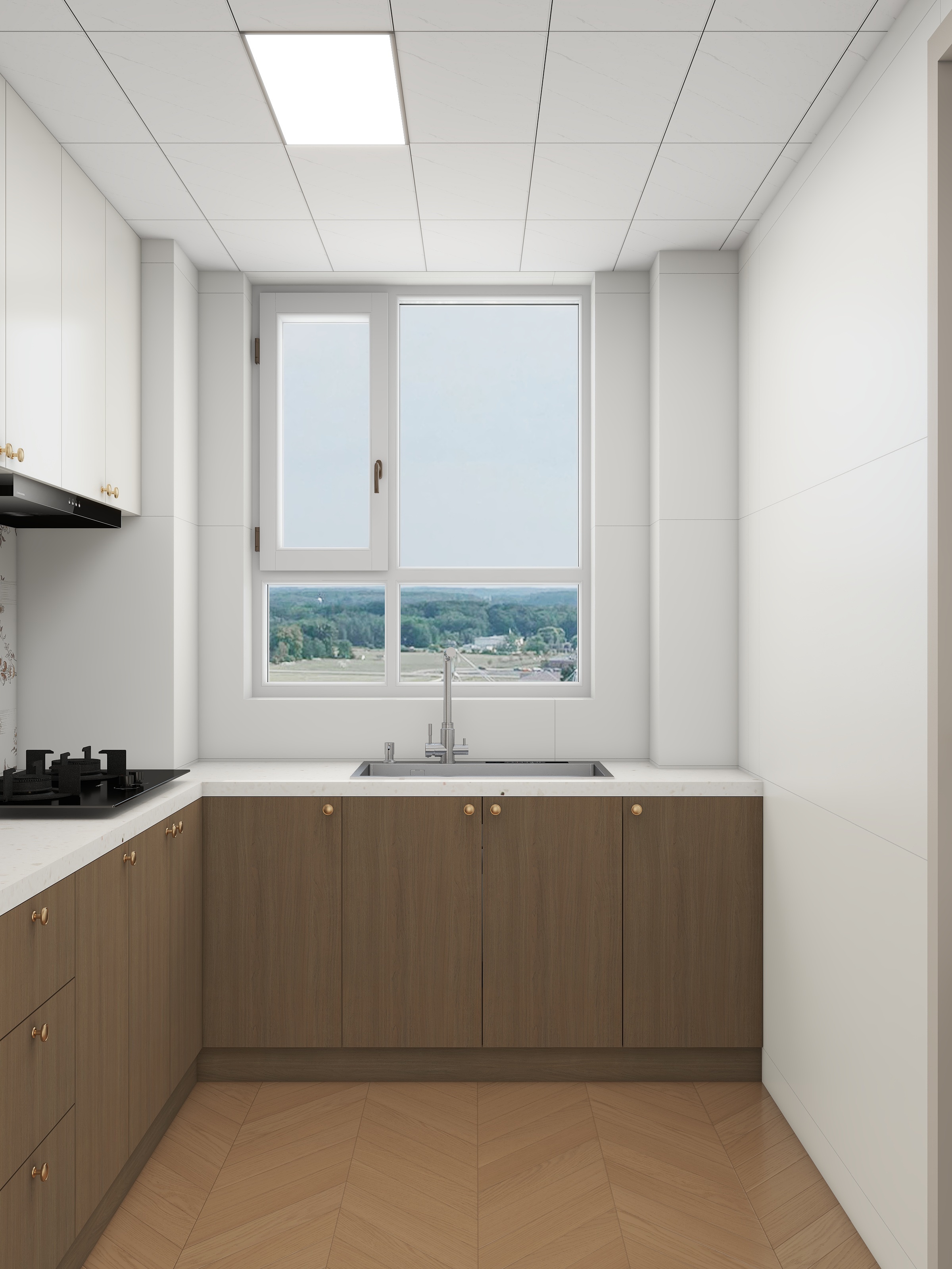 李青越-130平方中古风三居室装修效果图