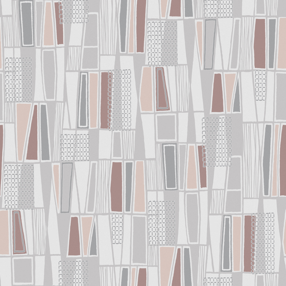 Modern Geometric Wallpaper in Pink 1000x1000