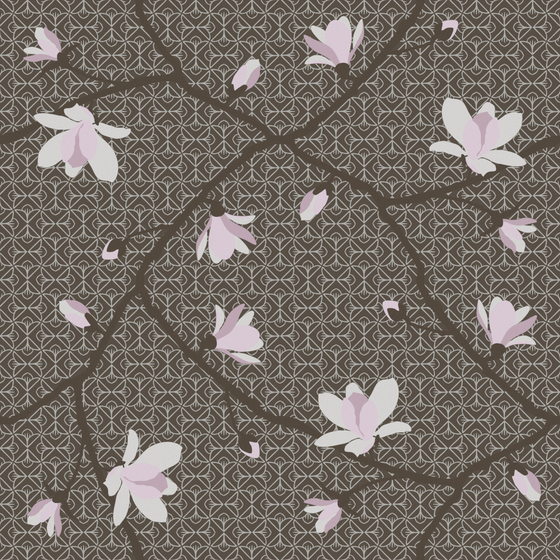 Modern Plant Printed Wallpaper 1000x1000