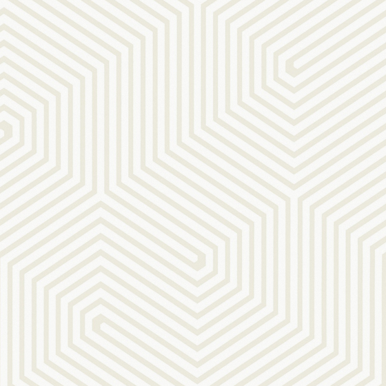 Modern Light-Colored Geometric Wallpaper 3D Model 1000x1000 in White