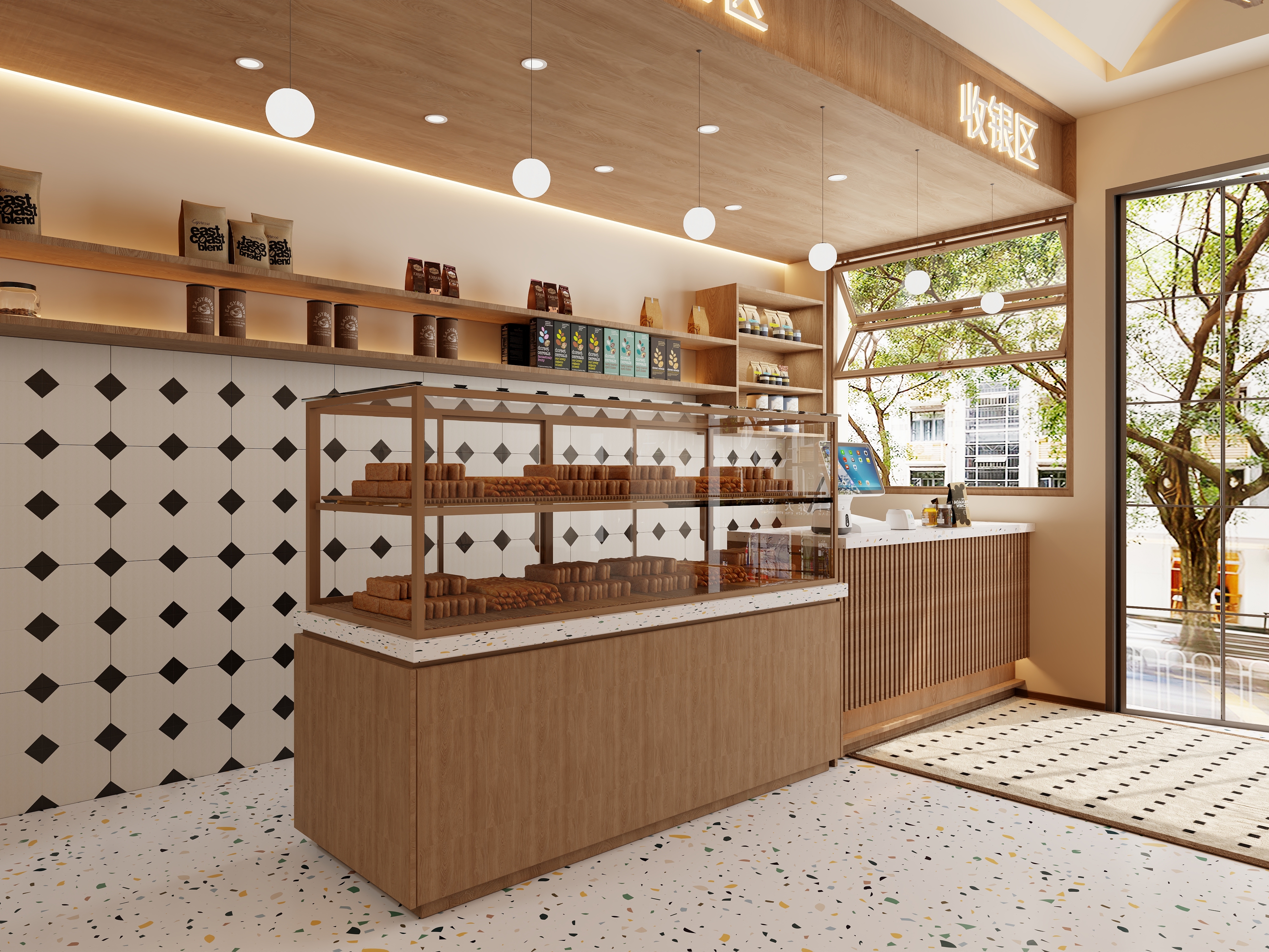 效果圖作品-彭水蛋糕店-副本-装修设计方案