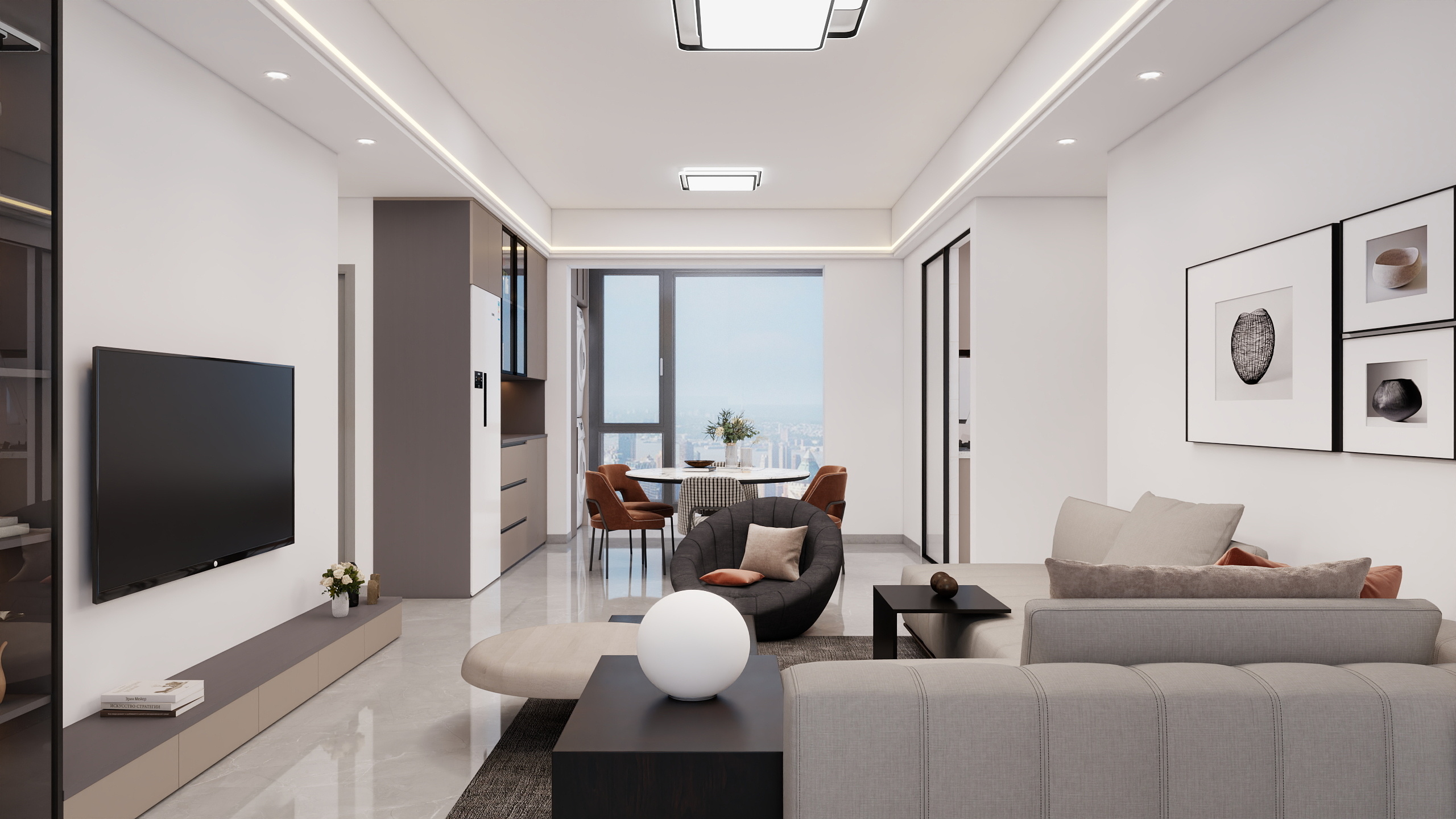 Mr何设计-绿地14栋3001房  蔡总  贵府-装修设计方案