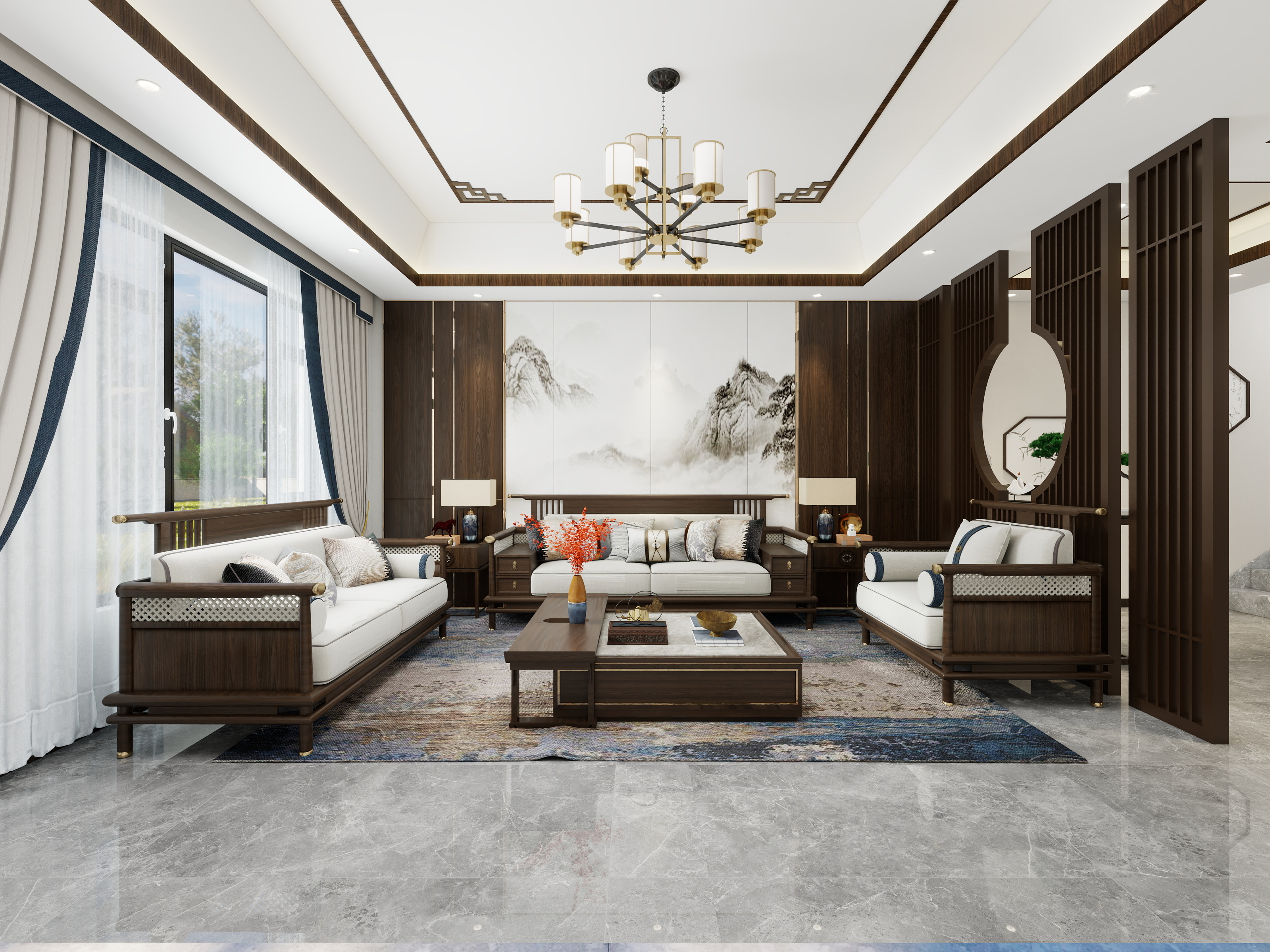 东麦设计工作室-平陆自建房360㎡-装修设计方案