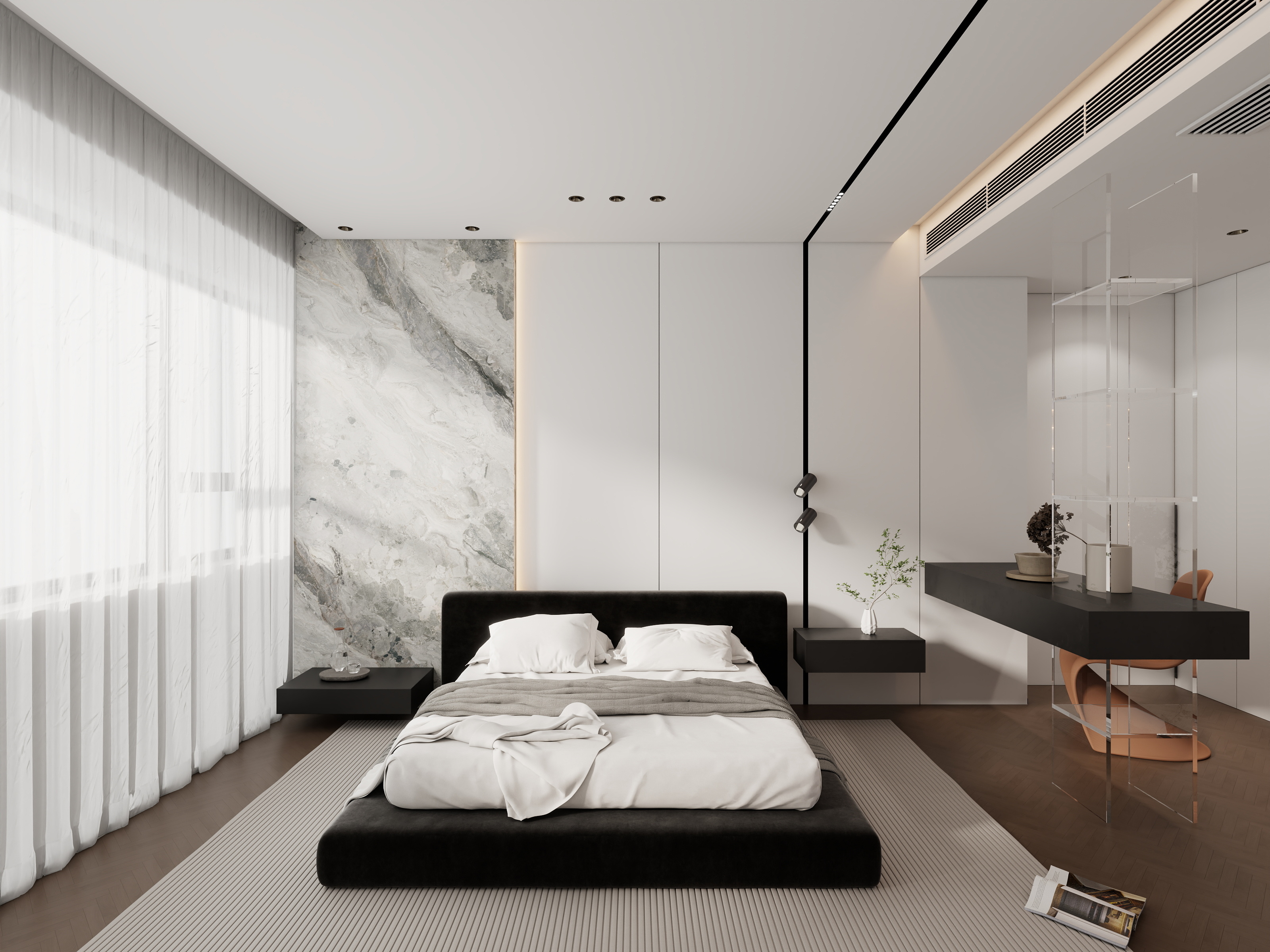 Jerry-空间设计-223㎡4室装修效果图