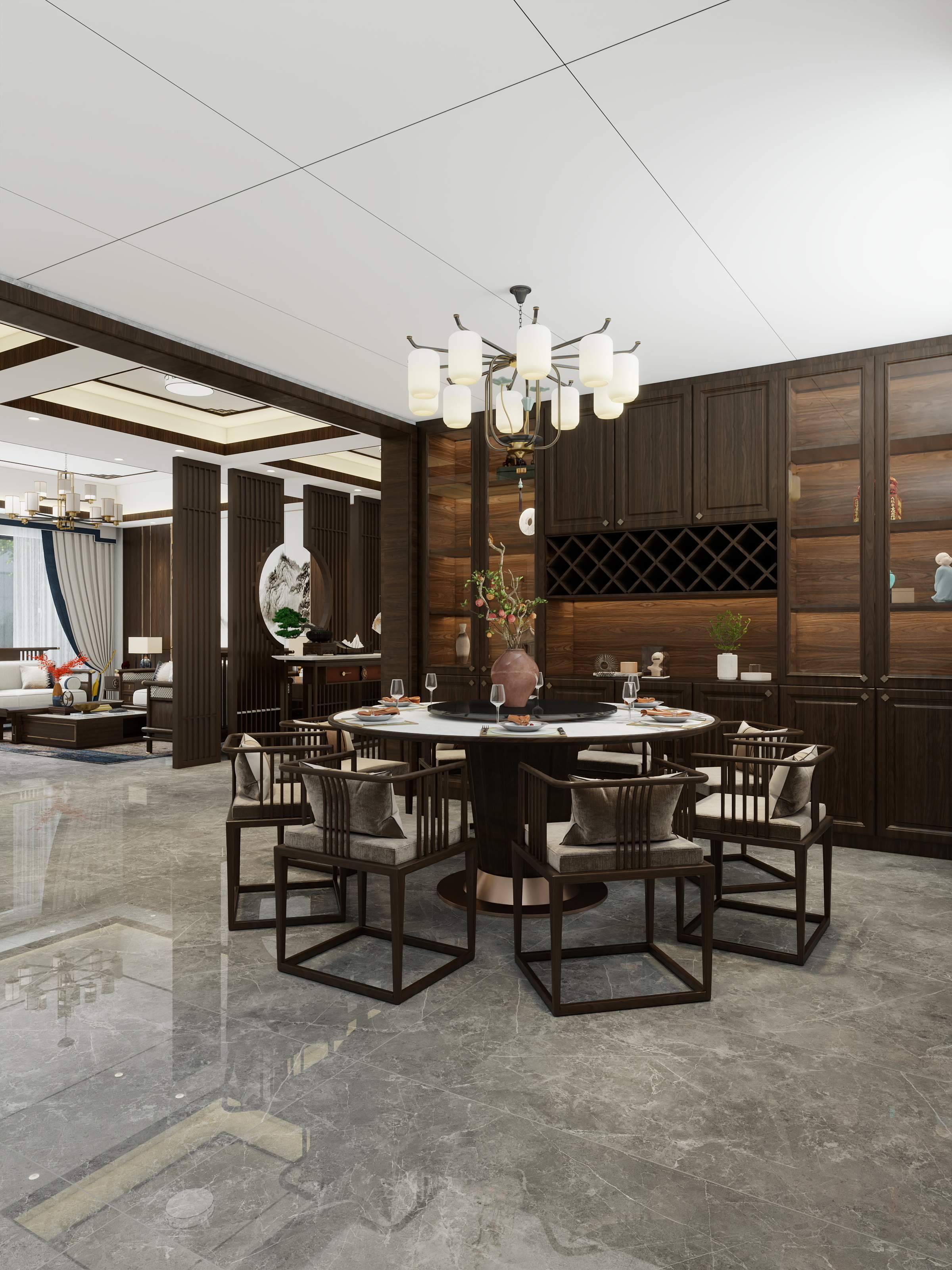 东麦设计工作室-平陆自建房360㎡装修效果图