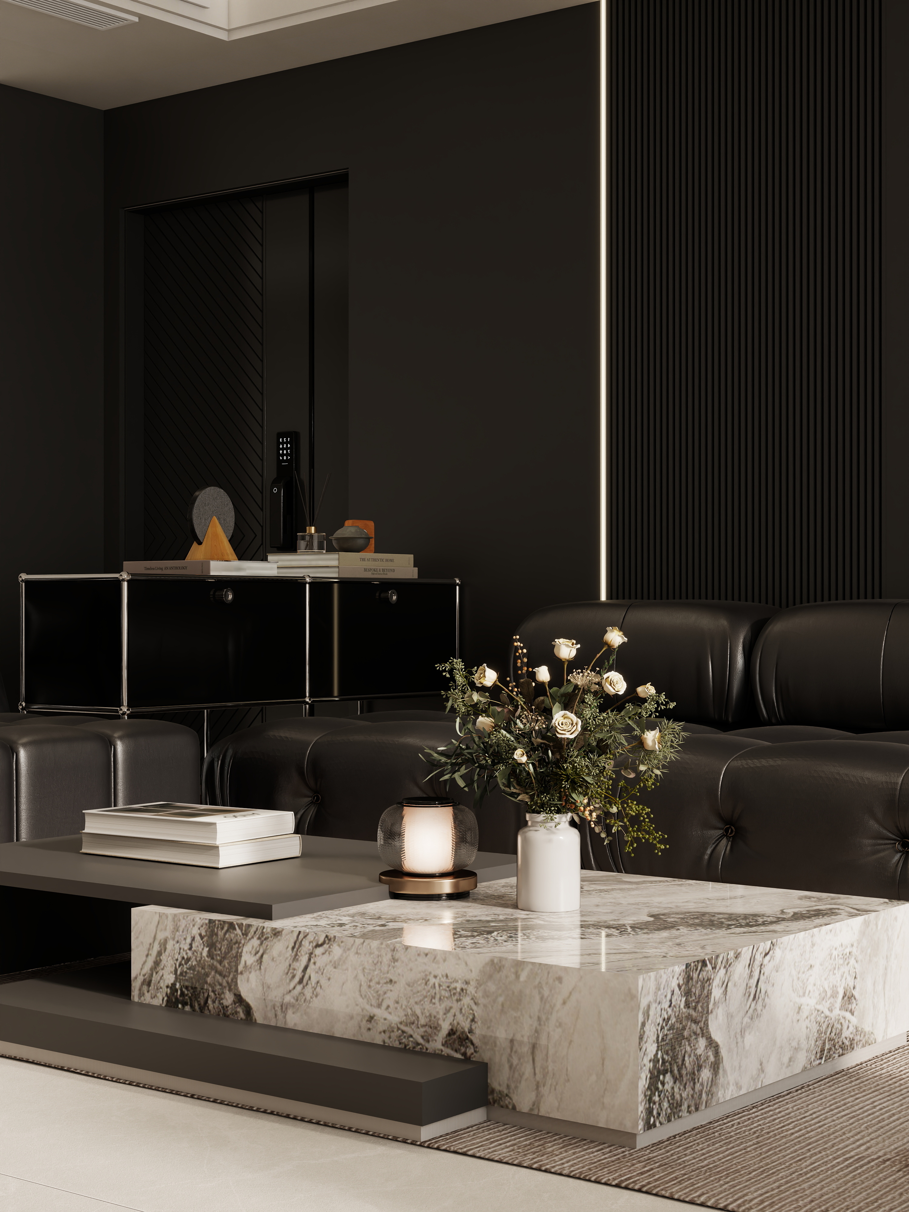 壹诺设计工作室-现代简约—无主灯装修效果图