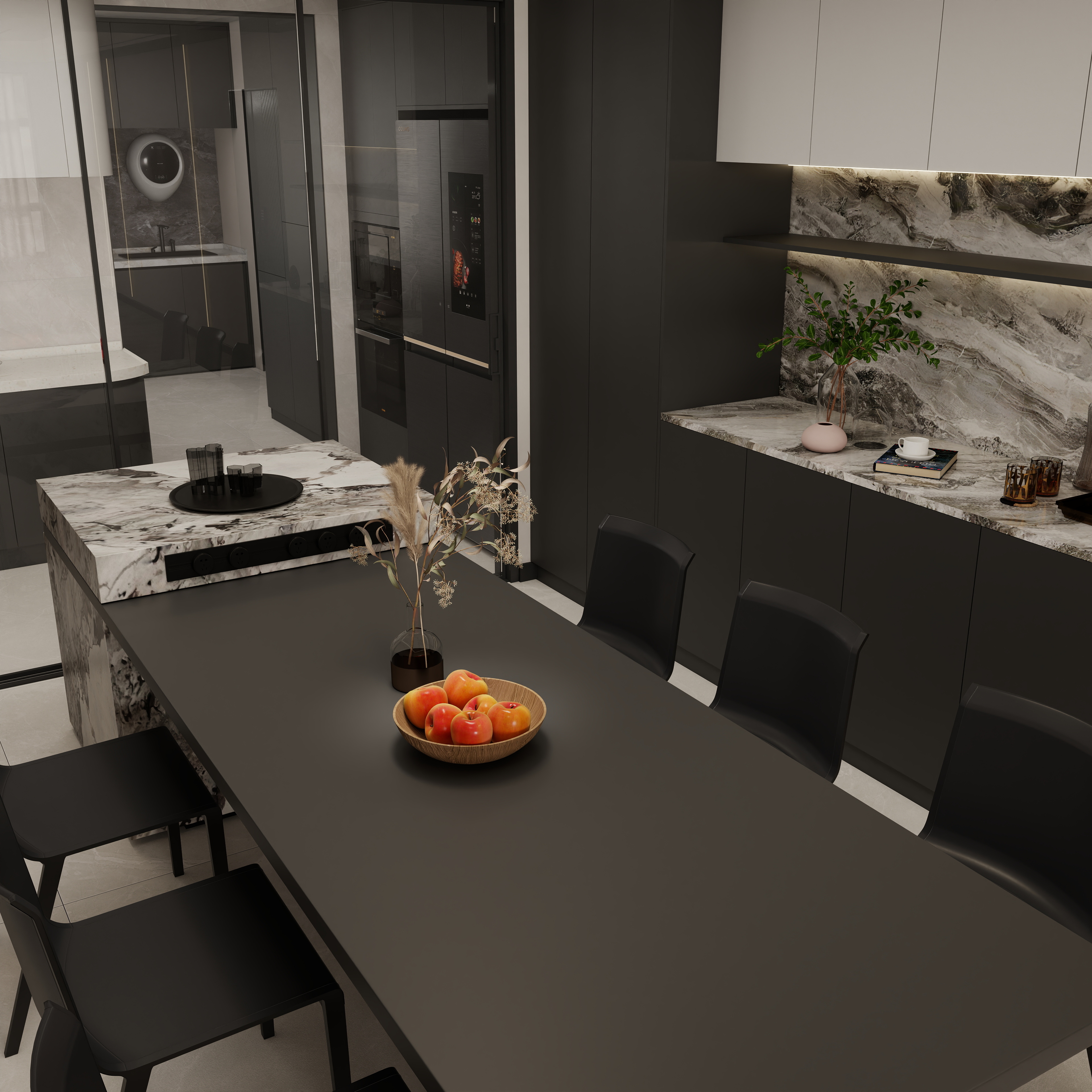 壹诺设计工作室-现代简约—无主灯装修效果图