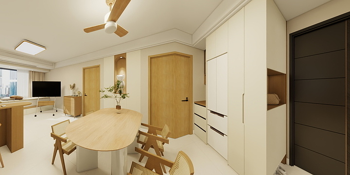 Baoyuwei-宁新村120方-装修设计方案