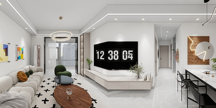 设计师周发扬-尚都学府黄总雅居-装修设计方案