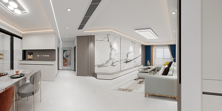 沧州彩信装饰有限公司-新华府30-1-902-装修设计方案