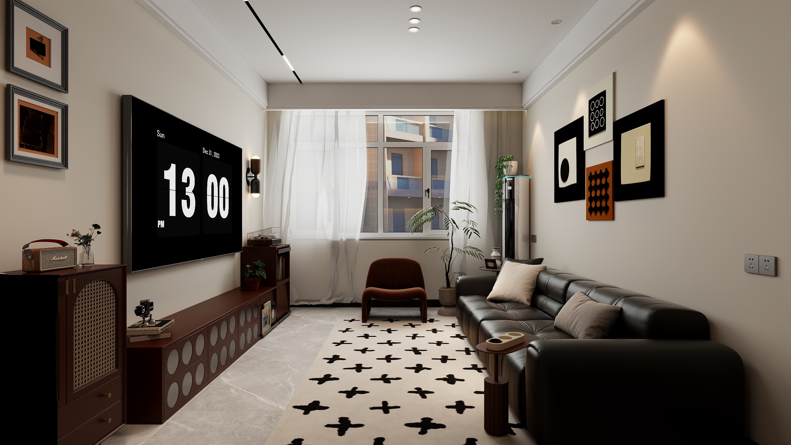 0CHURUI-90㎡2室-装修设计方案