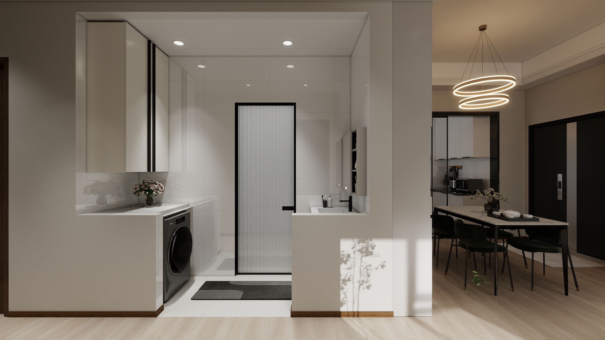 荟装修爱家设计中心-健康城效果图模型-装修设计方案