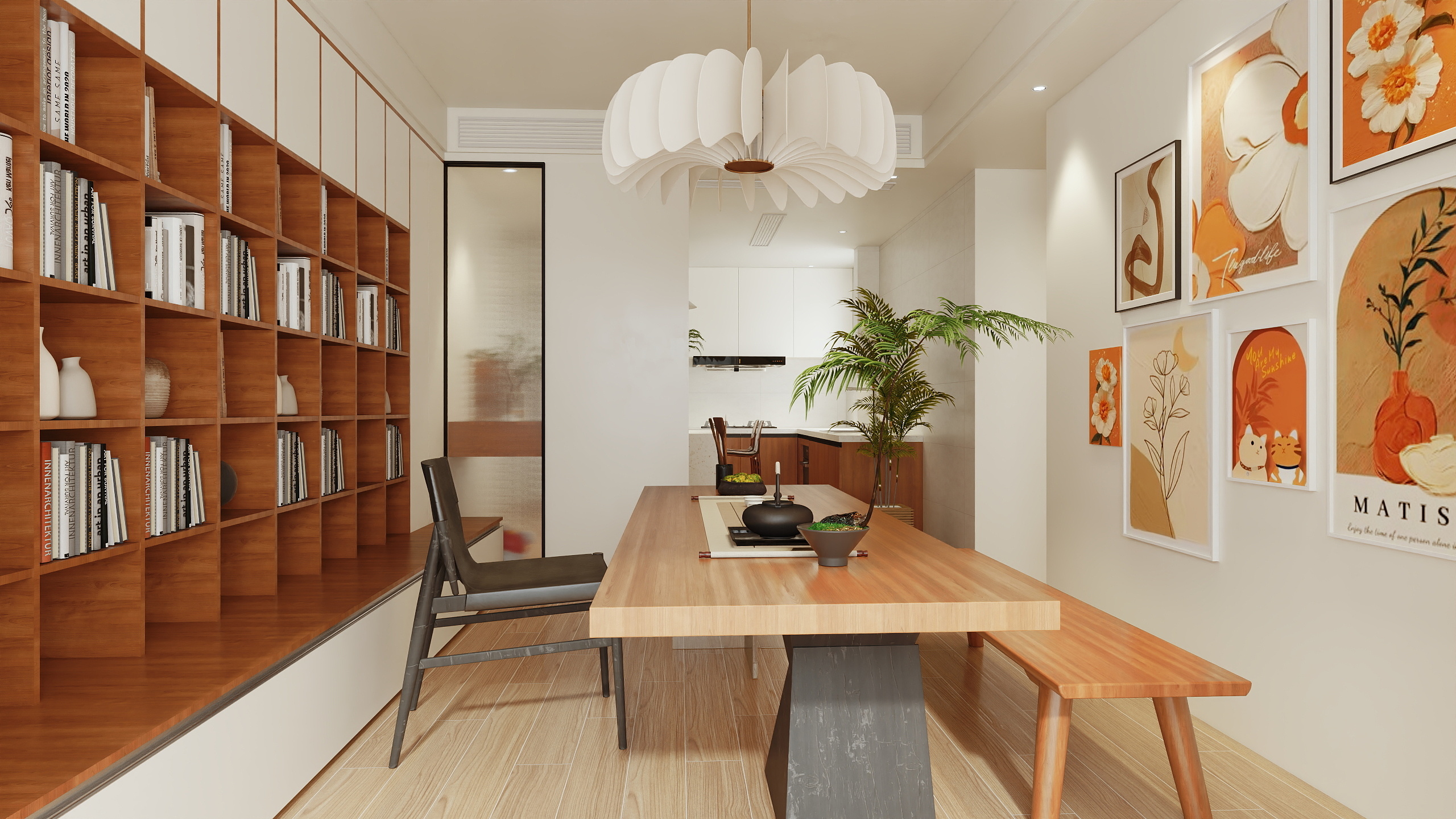 Redred01-90㎡3室-装修设计方案