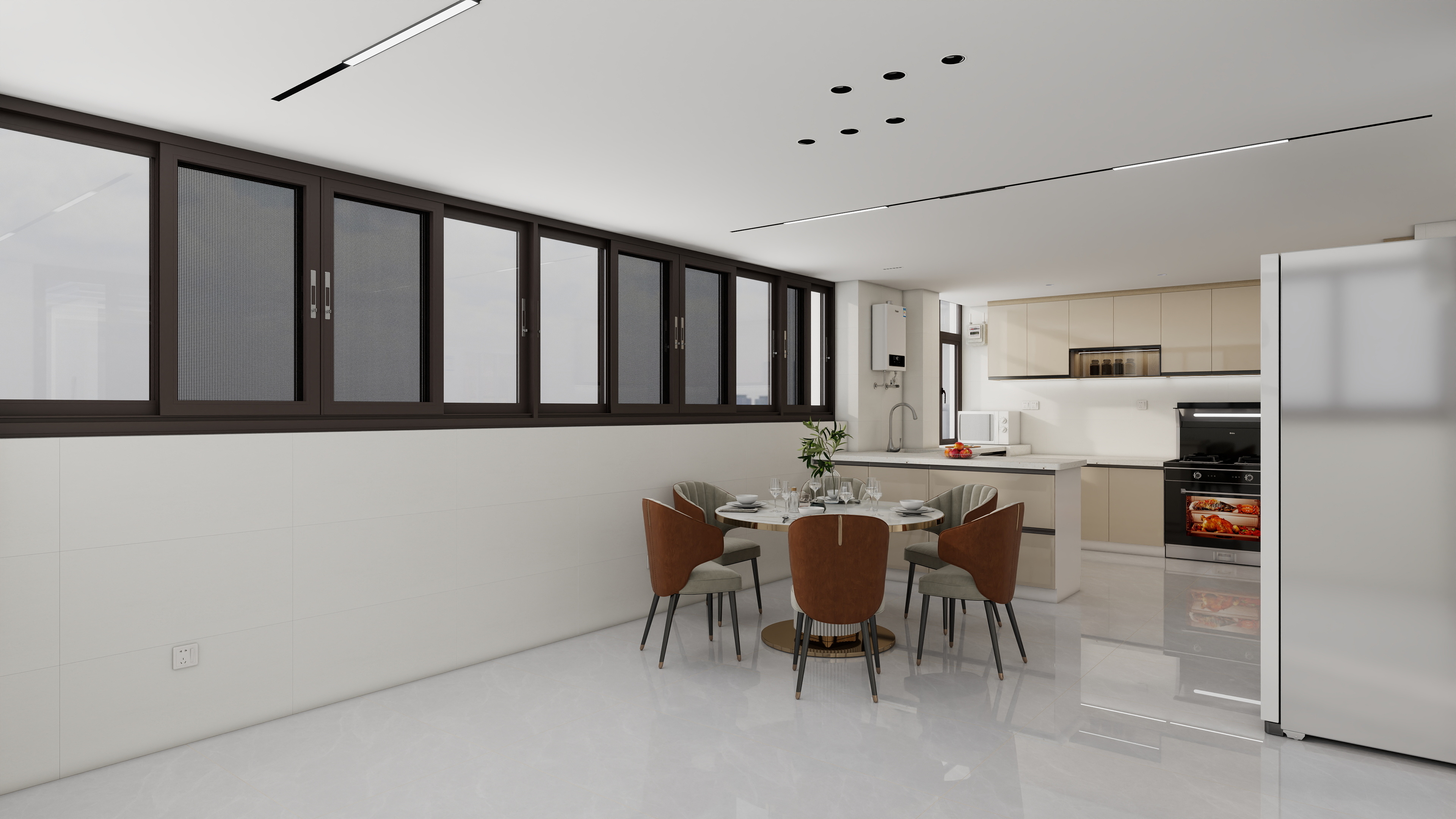 阿金装饰设计-南湖世家176㎡4室装修效果图