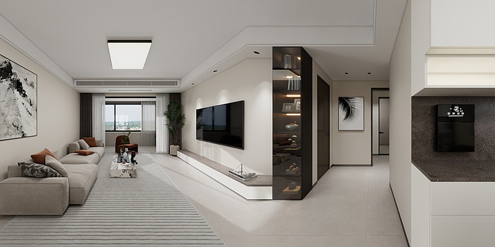 菏泽阿斌木作设计工作室-大哥-恒大悦澜庭-装修设计方案