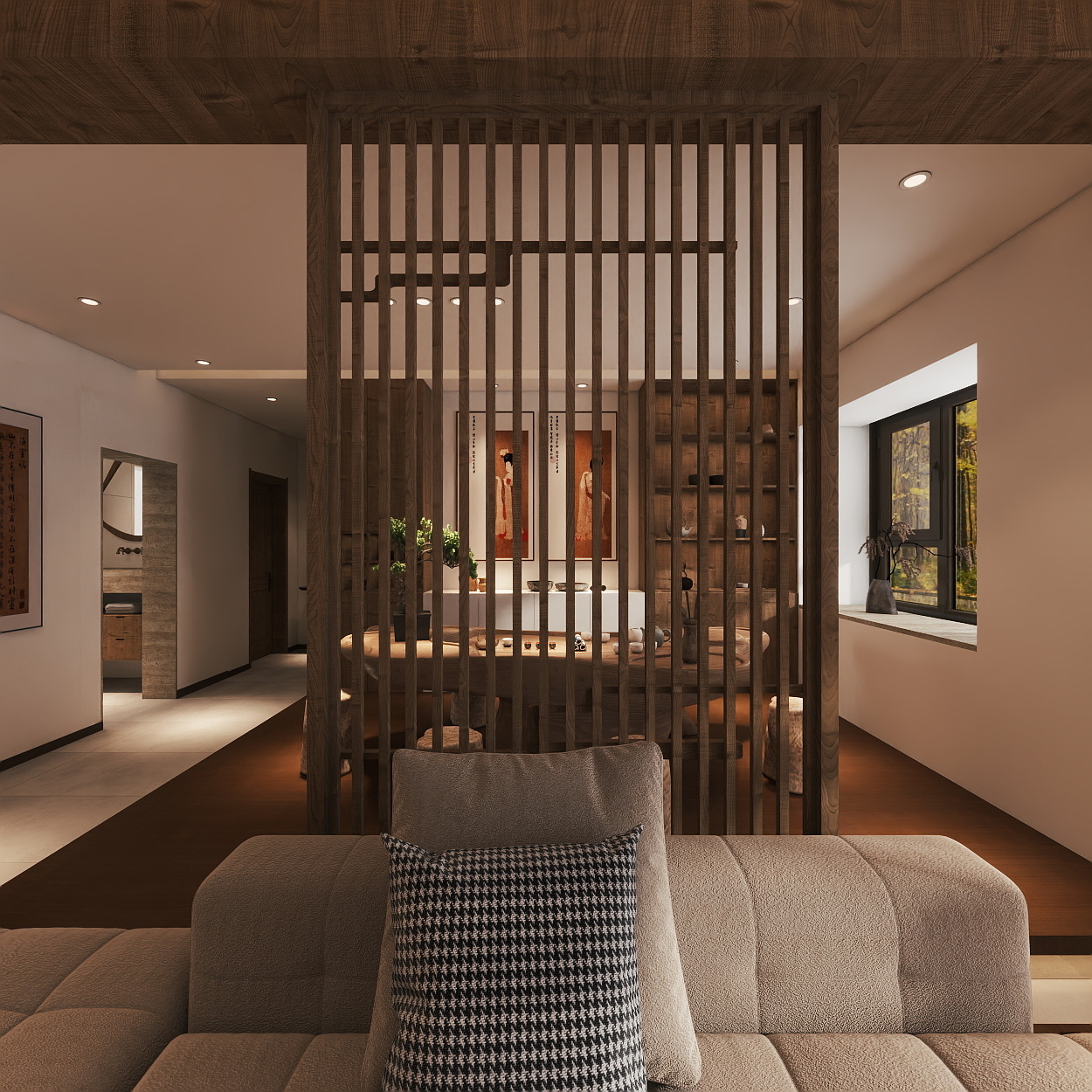 马诚666-131㎡3室装修效果图