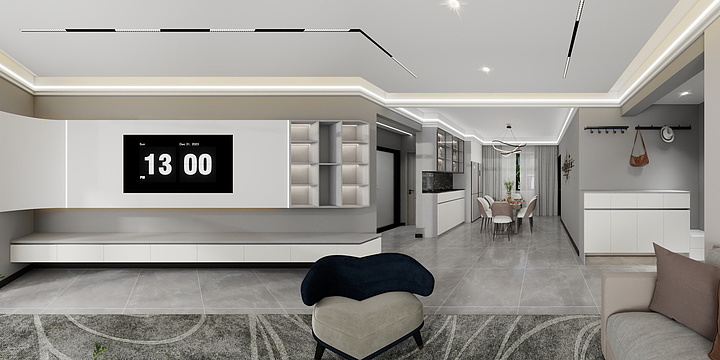 設計師_阿祖-水云见--135平米-装修设计方案