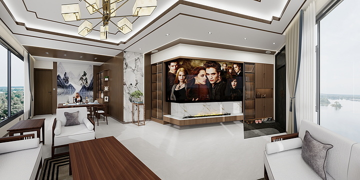 鑫顺昌隆-李总  二楼-装修设计方案