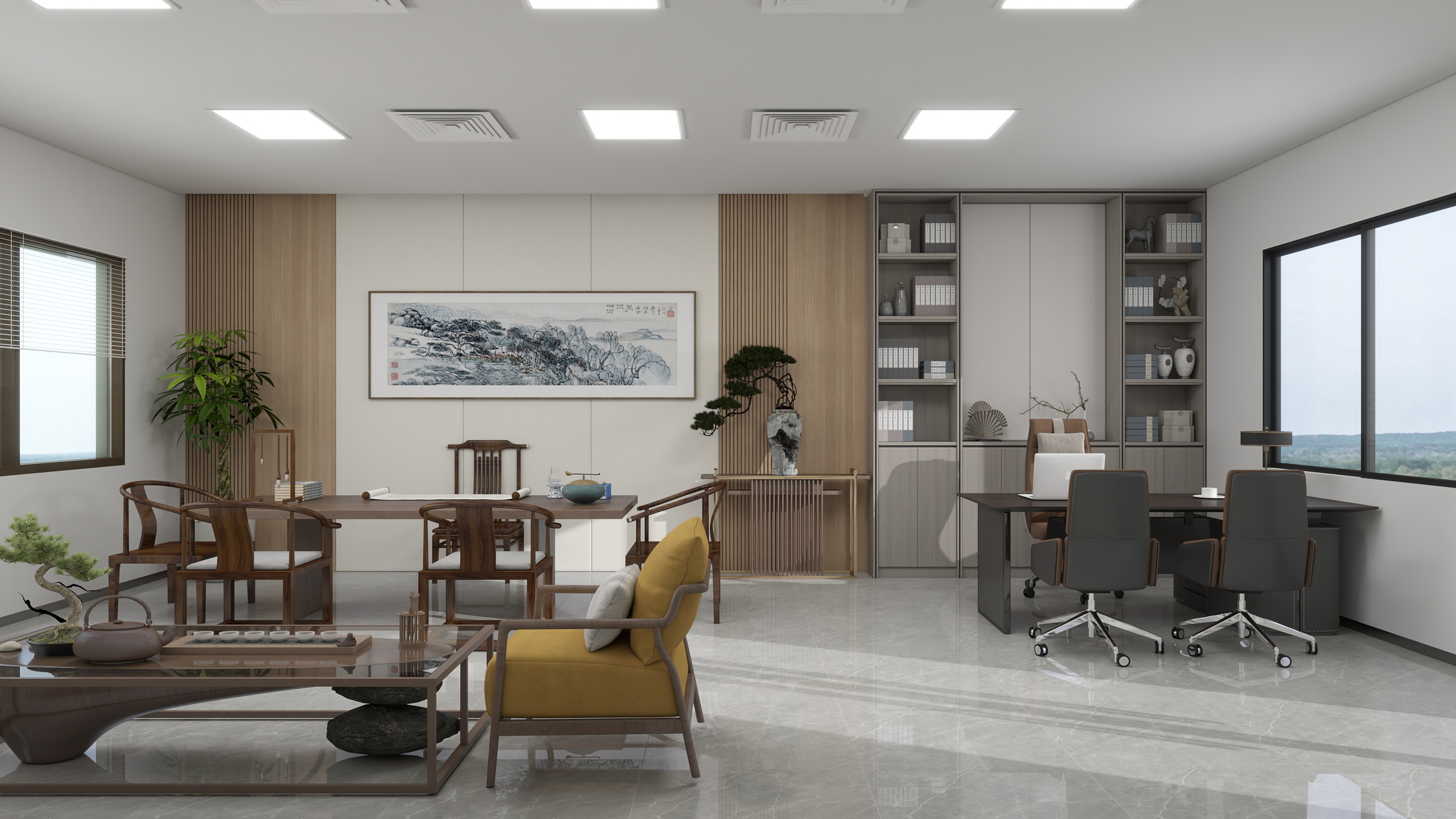 HYT-FD-新中式办公室-上海-装修设计方案