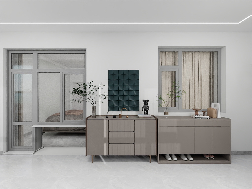 北京森浩装饰张雨-县城青年社区大三居-陈总-轻奢-装修设计方案