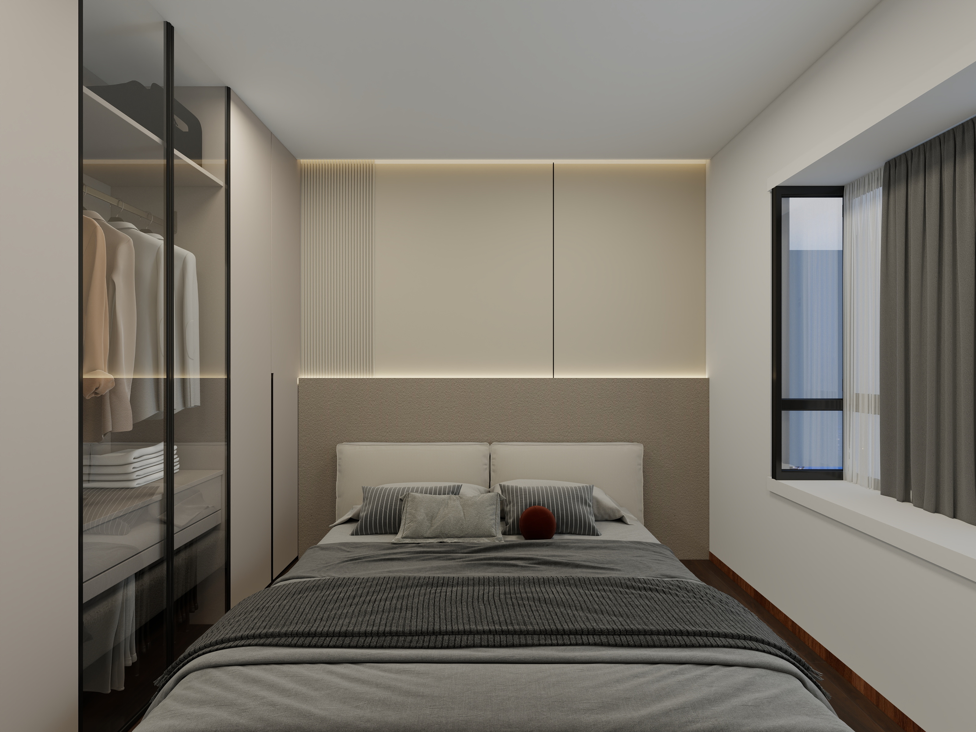 欧斯龙V欧宅高端顶墙-陈田回迁房2105-装修设计方案