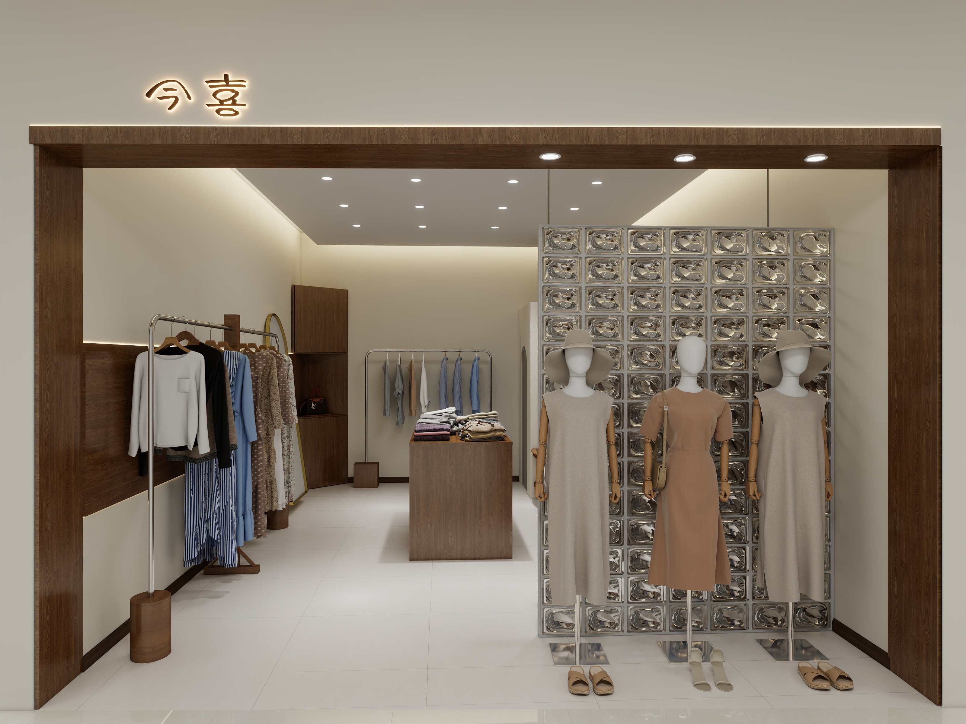 绿森装饰-lin-女装店-装修设计方案