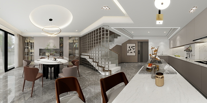 罗颖Zz-曲靖别墅方案-装修设计方案