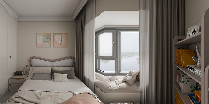 李双阳15792463913-幸福天玺132平效果图·-装修设计方案