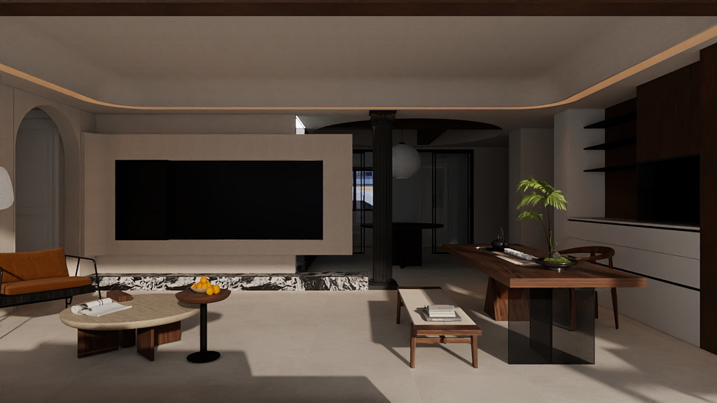 姜小龙-锦博樾110㎡ 效果-装修设计方案