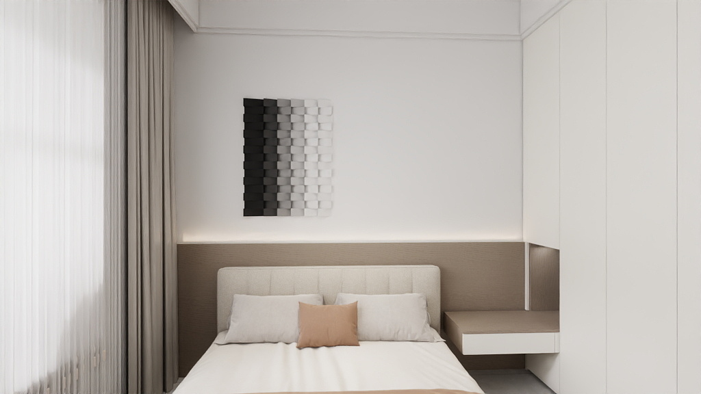 俗世中的旅客-B户型效果图-装修设计方案