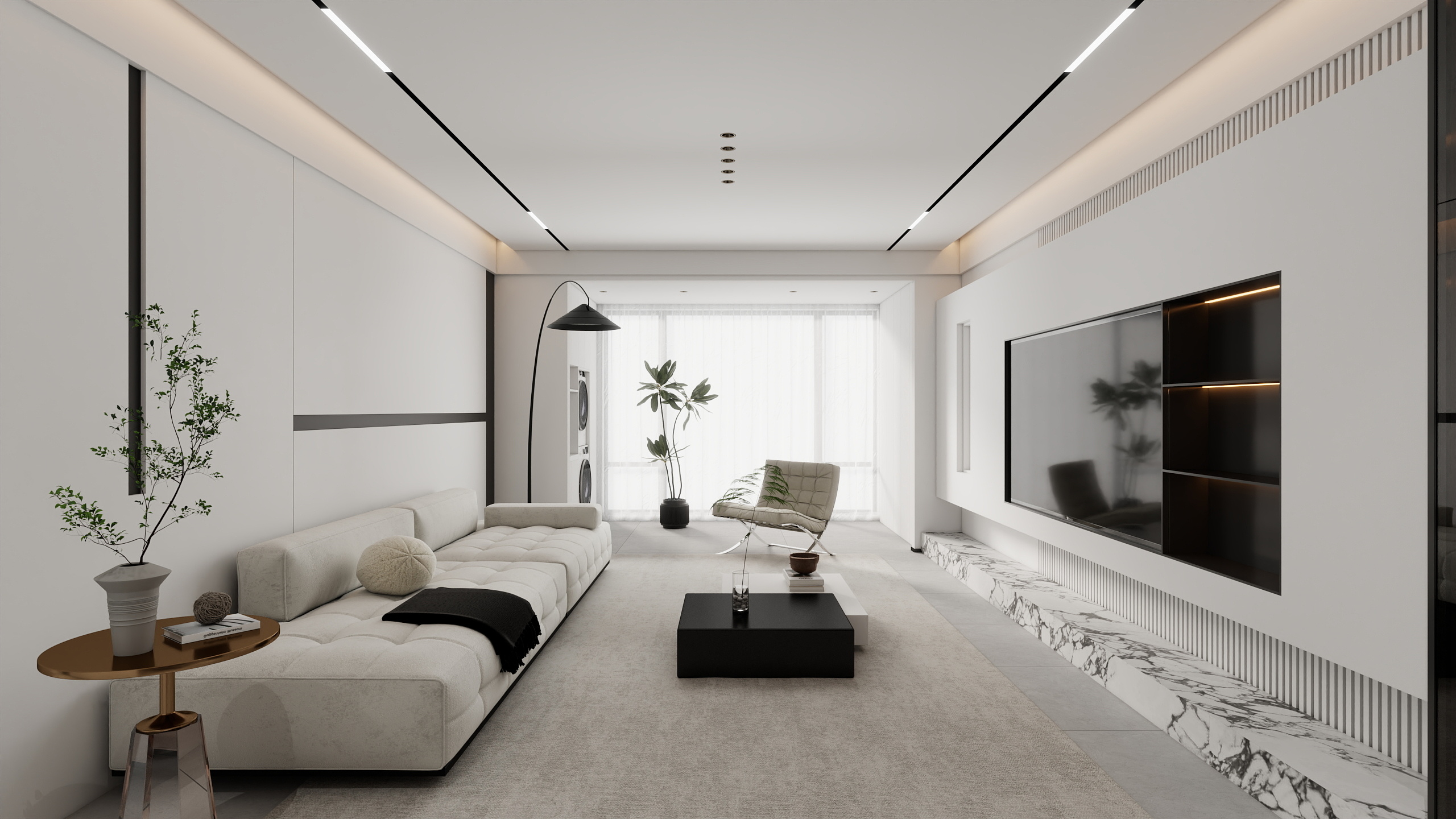 Jerry-空间设计-现代简约121㎡3室-装修设计方案