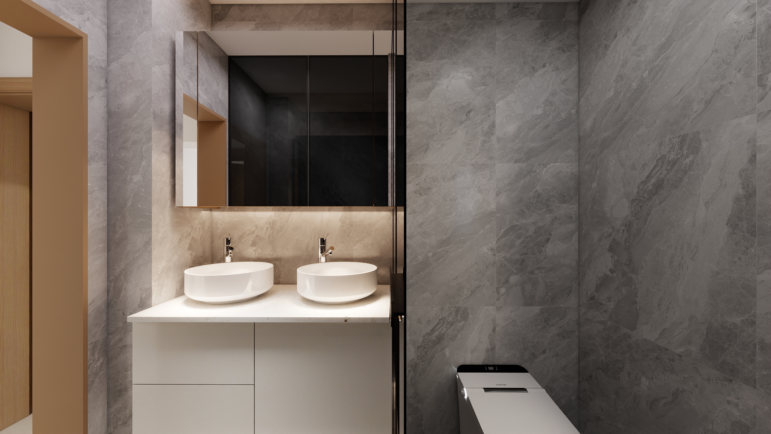 李默含-81㎡2室装修效果图