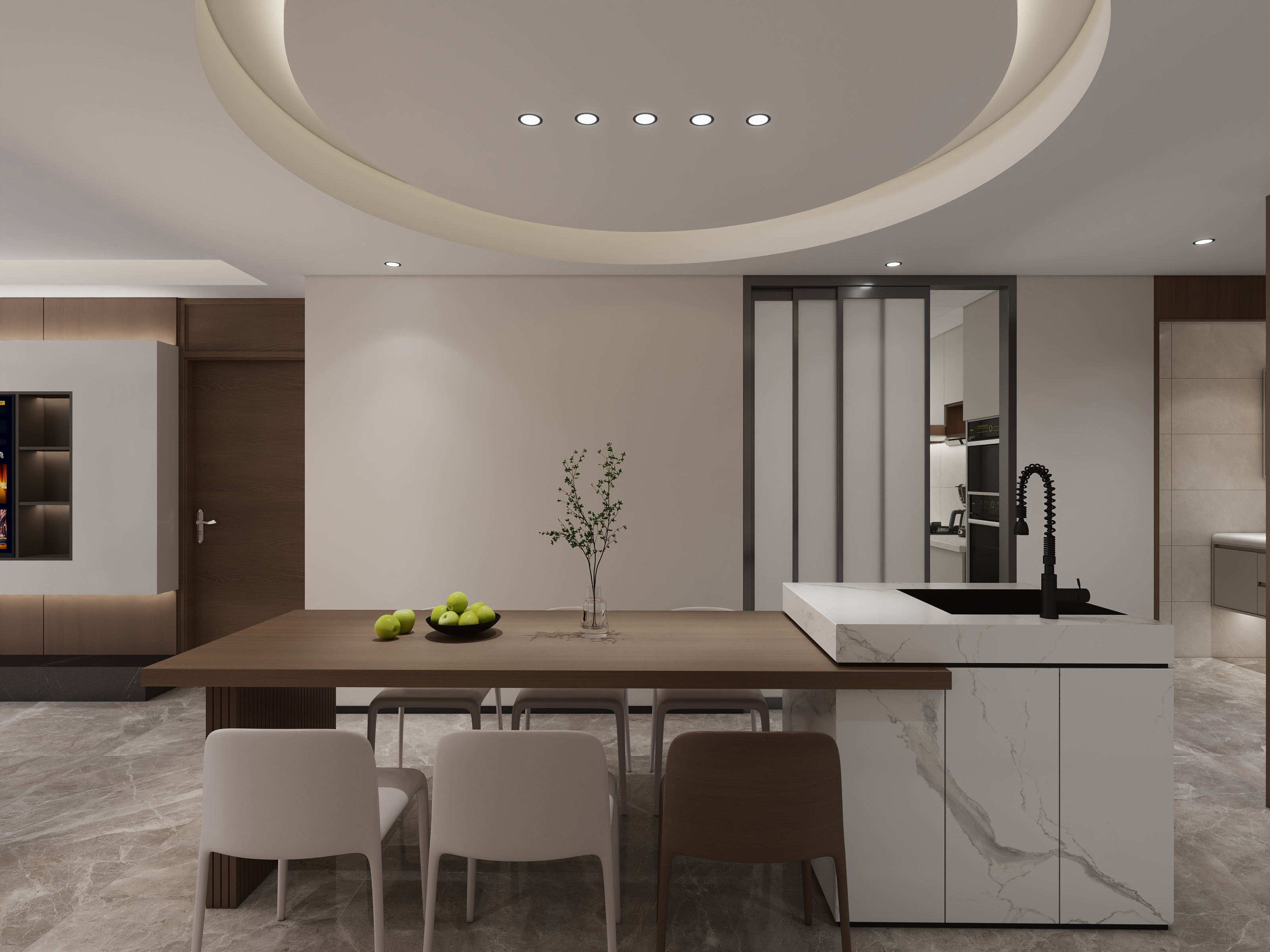 木子r空间设计-163A4室-装修设计方案