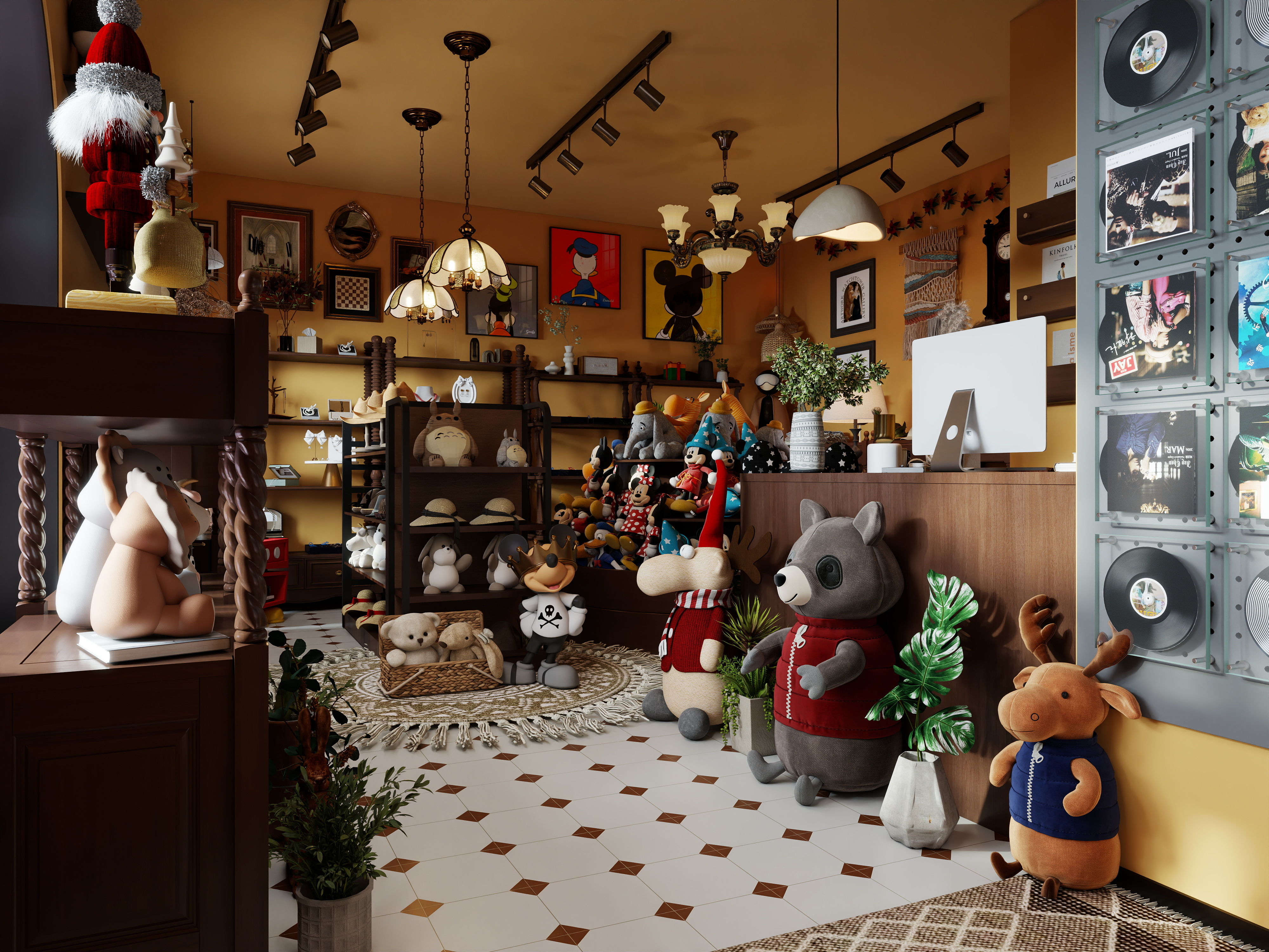 优创无限空间设计-囍欢饰品集-装修设计方案