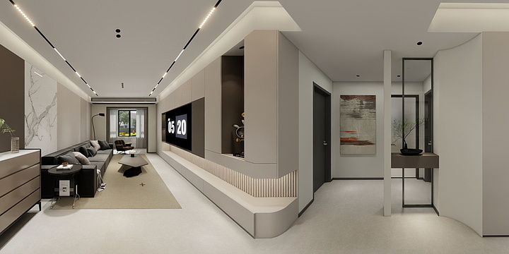 鲸鱼鲸落-现代景悦城-装修设计方案