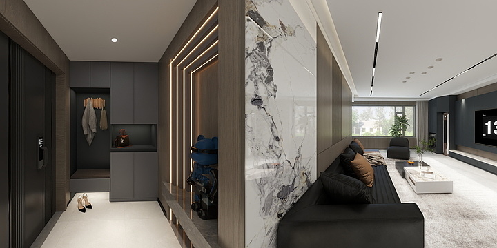 金玉卓-宏泰颐居-5-1-501-意式-装修设计方案