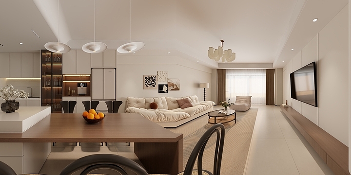 晨寜-123㎡2室-装修设计方案