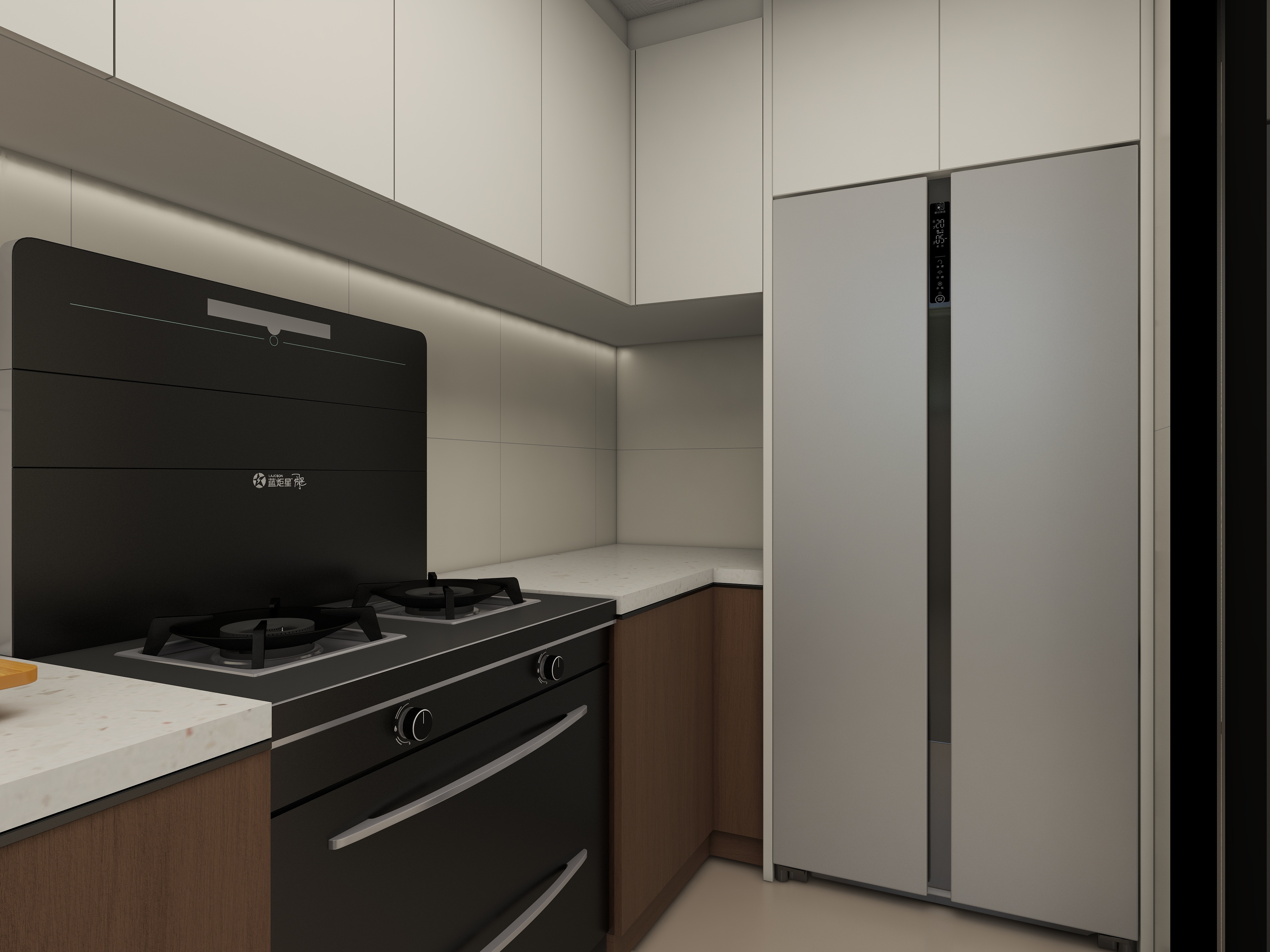 全案设计师-笑笑-7.1现代中古140平四室装修效果图