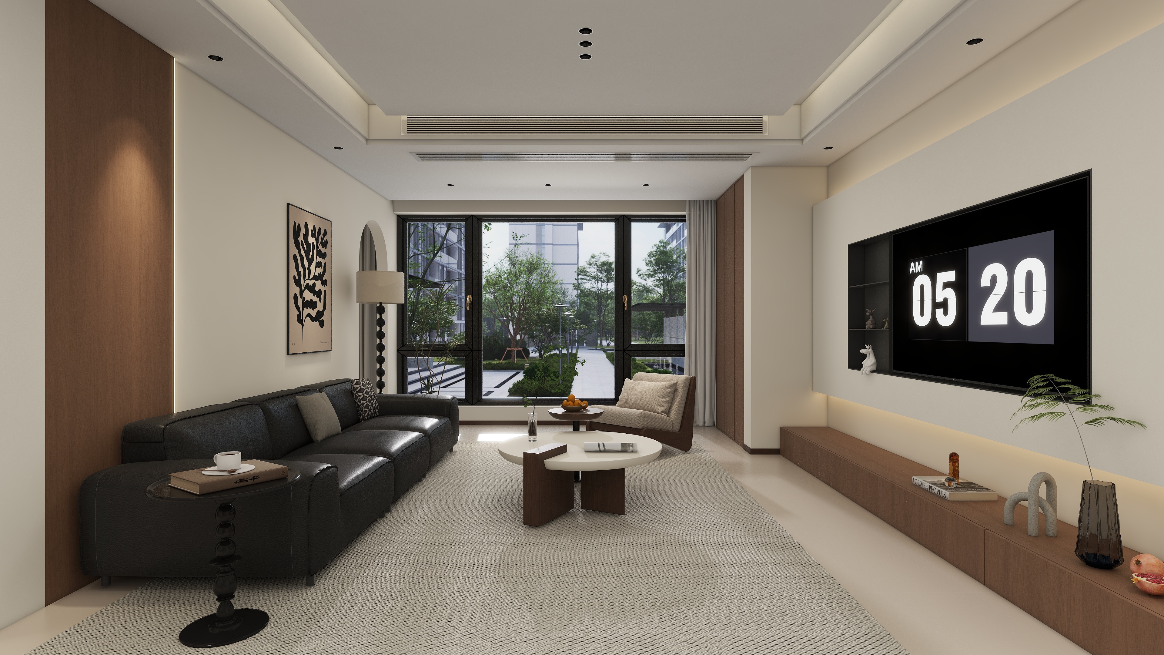 全案设计师-笑笑-7.1现代中古140平四室-装修设计方案