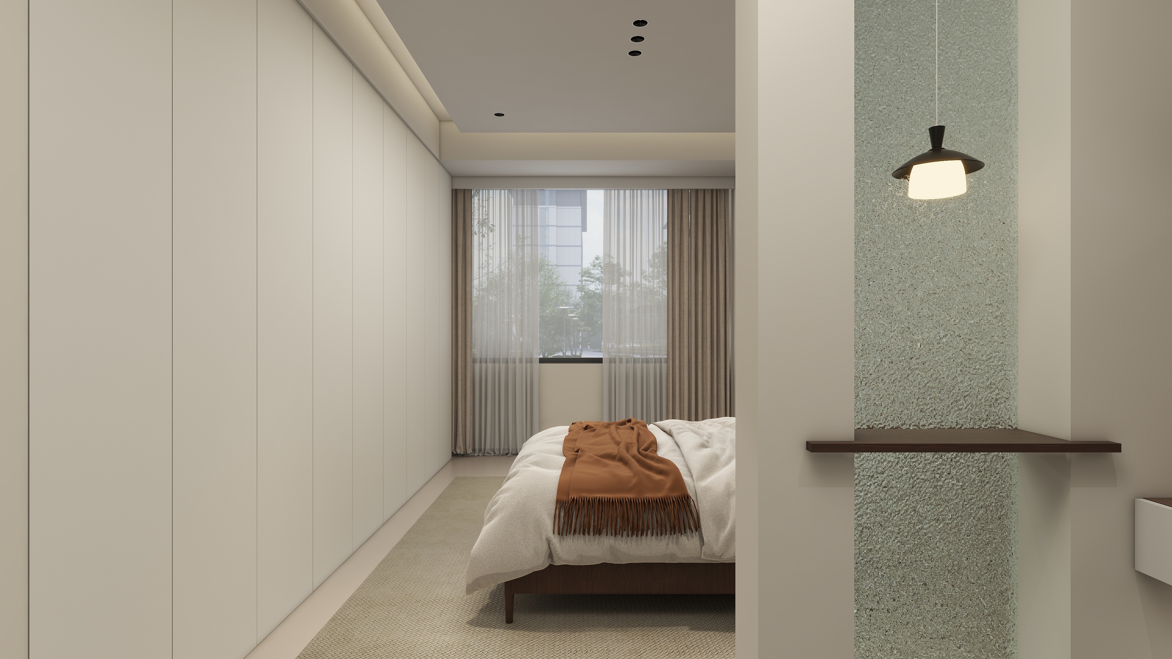 全案设计师-笑笑-7.1现代中古140平四室装修效果图