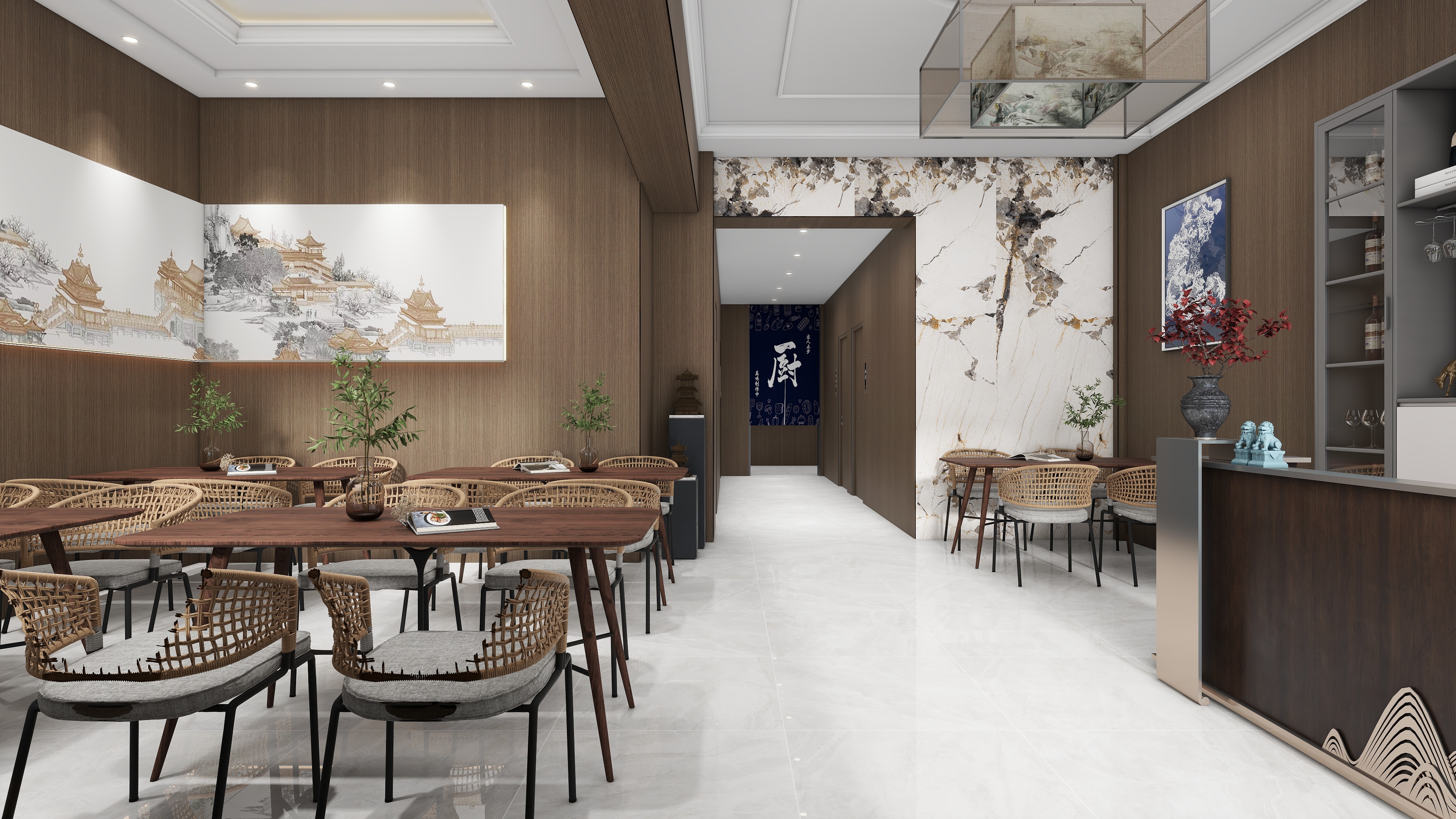 司空设计-饭店工装-装修设计方案