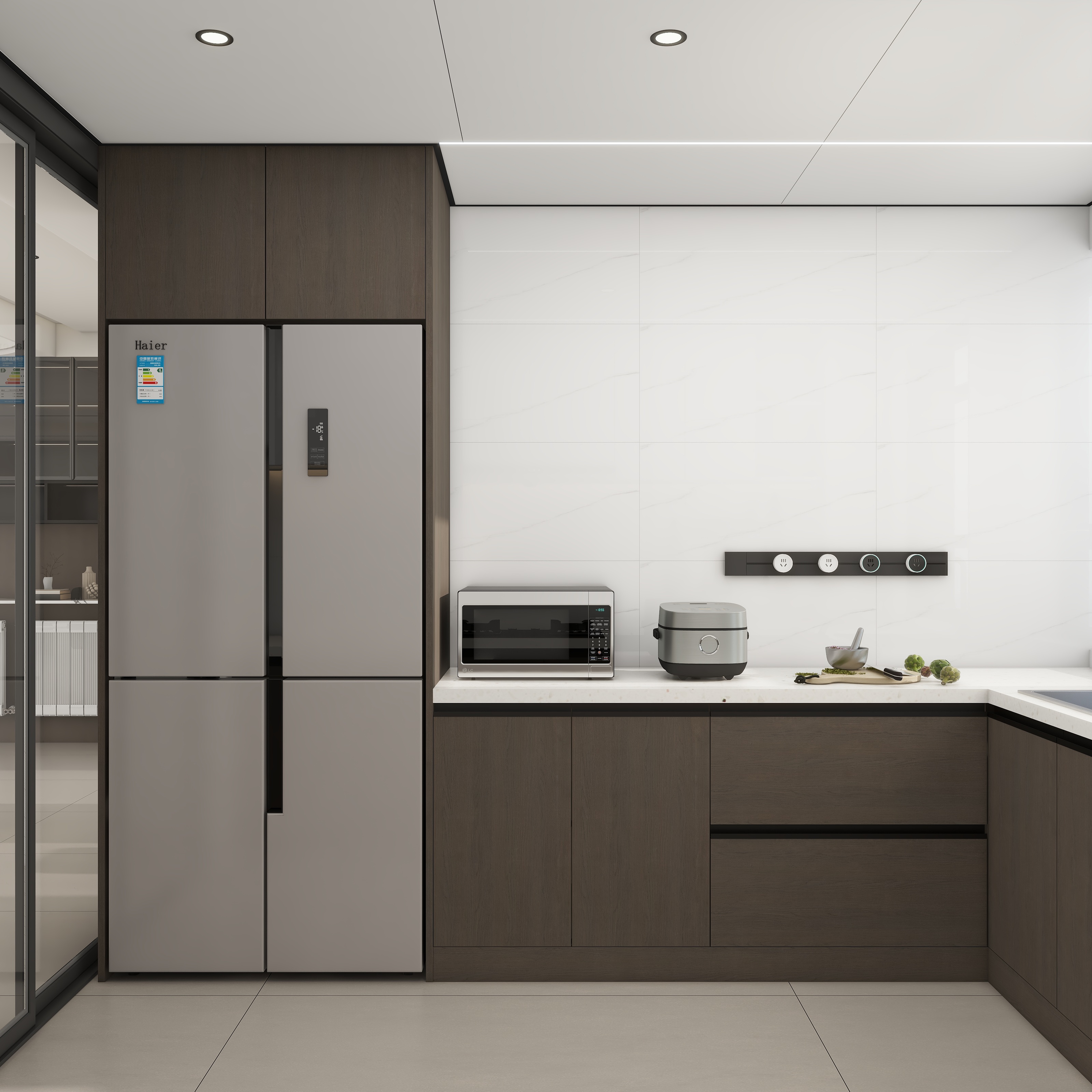 李青越-170平方意式轻奢四居室装修效果图