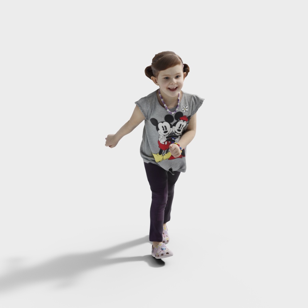女孩3D模型