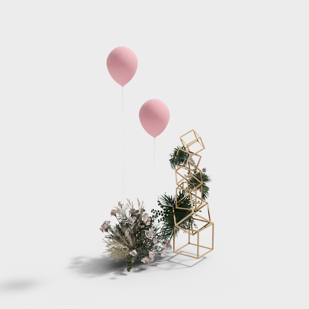 鲜花道具3D模型