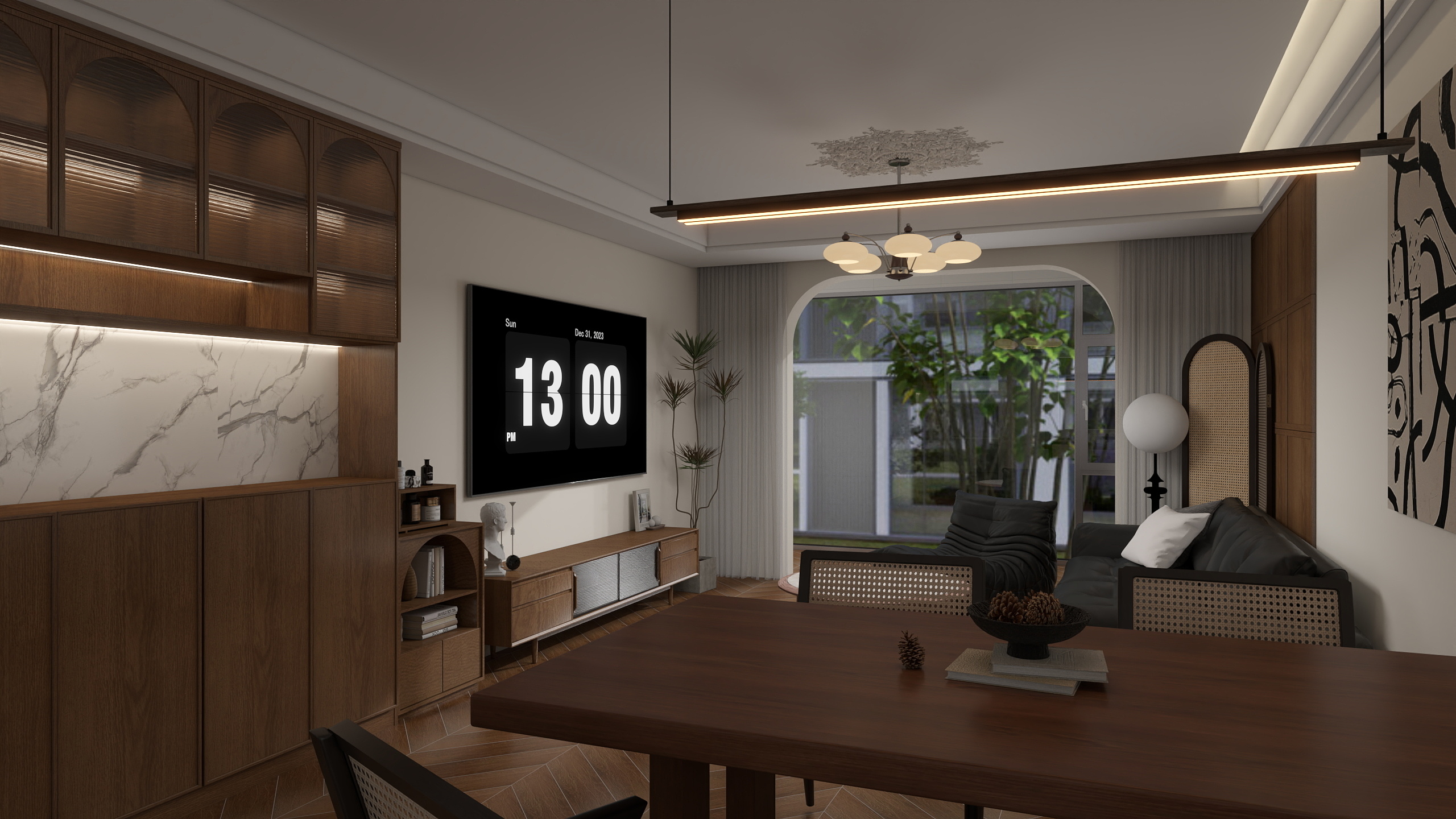 茗屋装饰出品-巨融39-1-302-装修设计方案