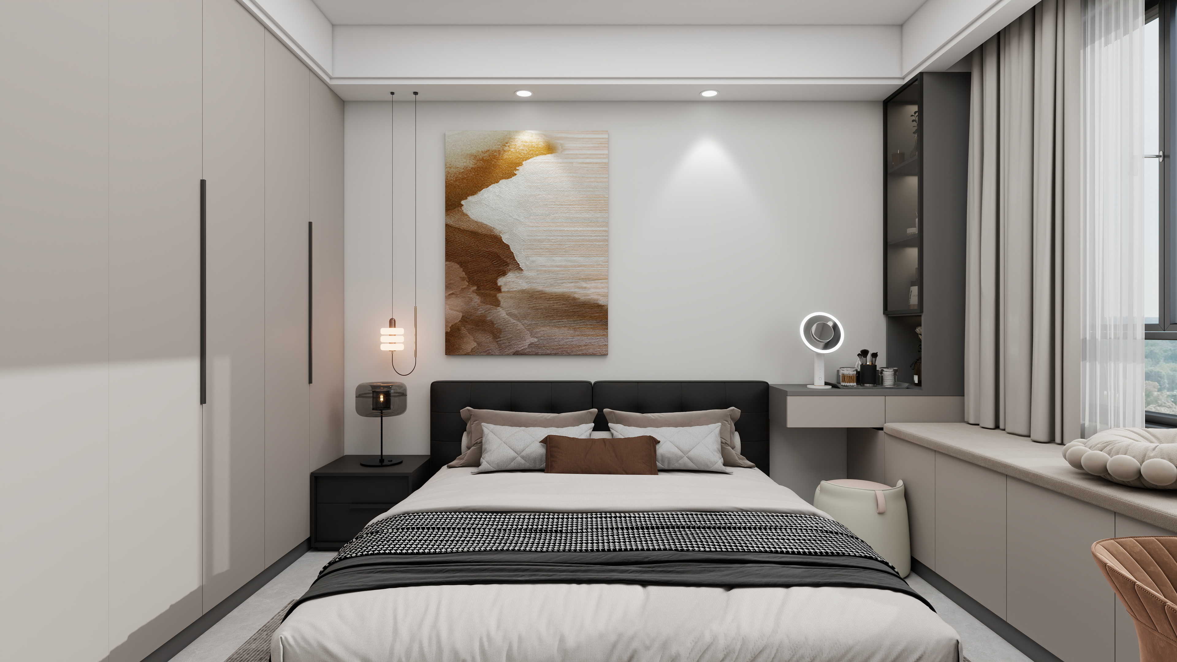 酒姐装饰-国宾府4室装修效果图