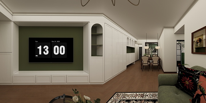 enyi设计工作室-瑞丰花园  80㎡-装修设计方案