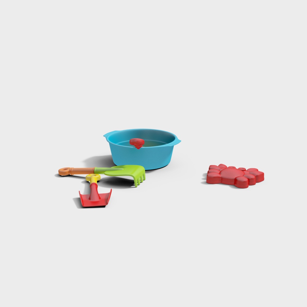 沙滩玩具3D模型