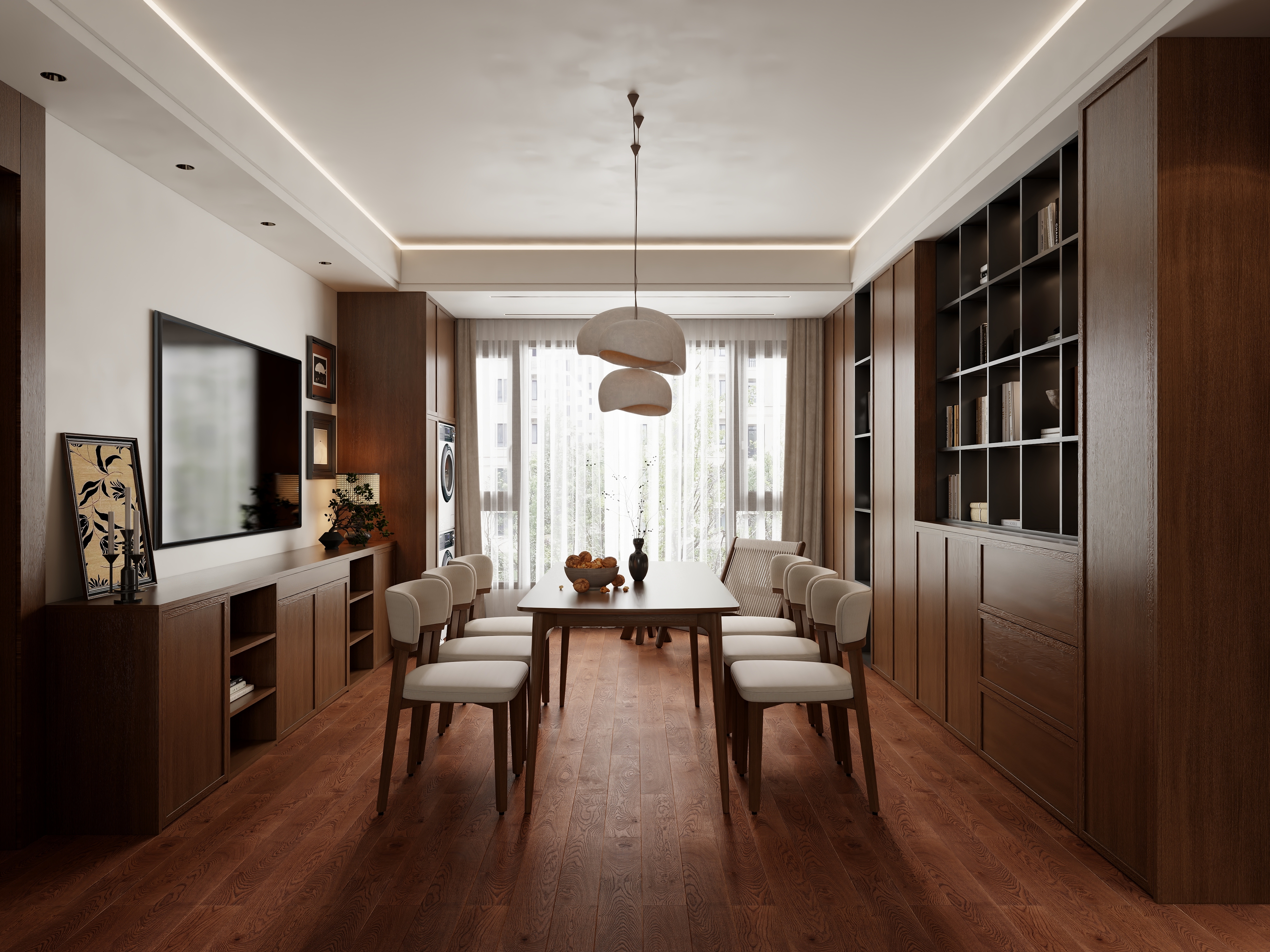 鎏居劉先-云海世家-木地板装修效果图